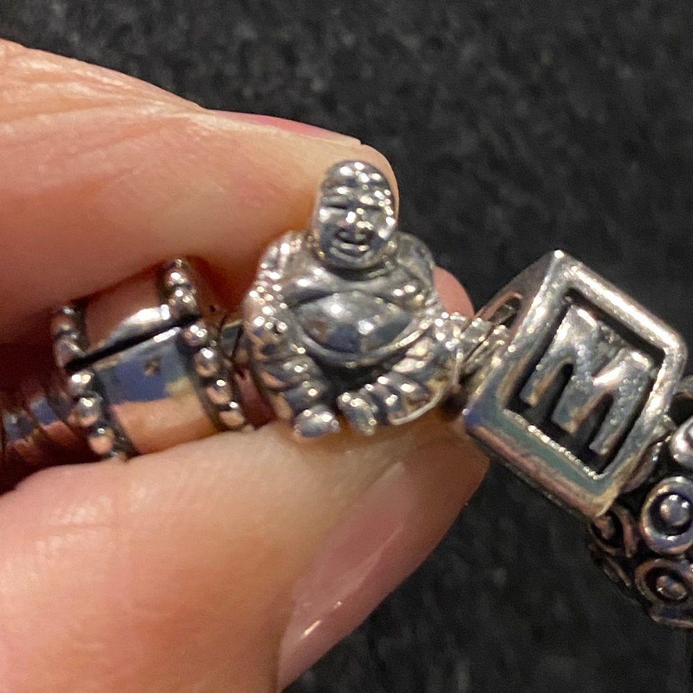 Authentic Pandora Retired Smiling Buddha Charm